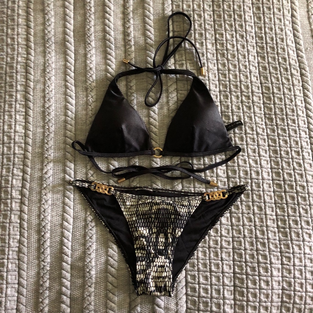 Calvin Klein Black Bikini set - M